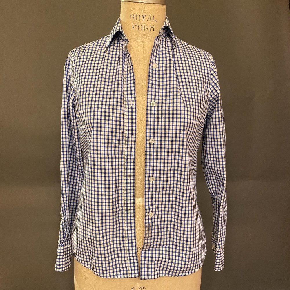 Vantage 1108 - Women's Easy-Care Gingham Check Shirt